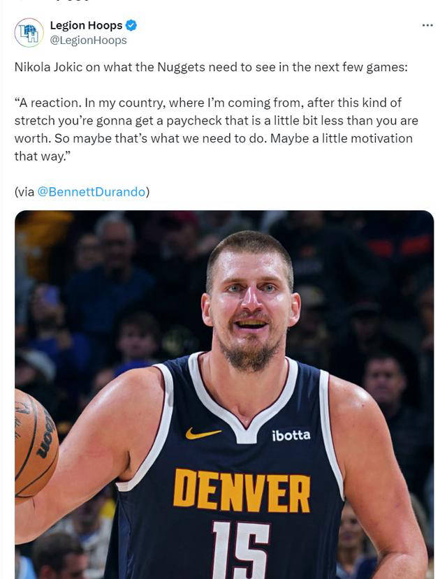 bsports体育:掘金队约基奇：如何继续统治比赛，保持统治力，带领球队前进，卫冕总冠军，成为篮球界的传奇人物，影响更多人？的简单介绍